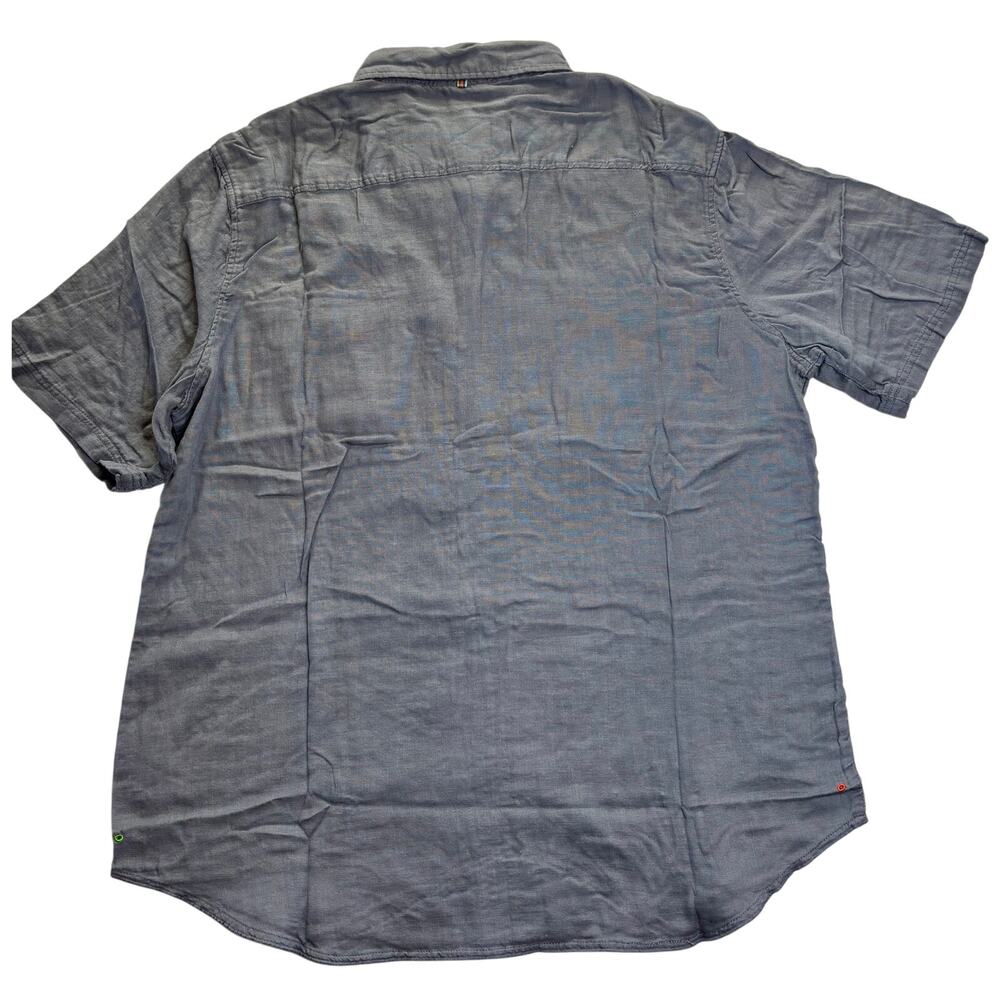 Margaritaville Men's Button-up Grey Shirt, XL - Picture 2 of 5